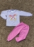 Conjunto Moletom Infantil Menina Viston REF 3134 - Loja Online Fashion