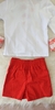 Conjunto Infantil Menina Luxo Blogueirinha-blusa manga renda+short