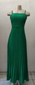 Vestido feminino longo plissado - loja online