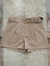 Short feminino em alfaiataria cinto pequeno - Loja Online Fashion