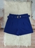 Short feminino em alfaiataria cinto pequeno - comprar online