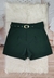 Short feminino em alfaiataria cinto pequeno - comprar online