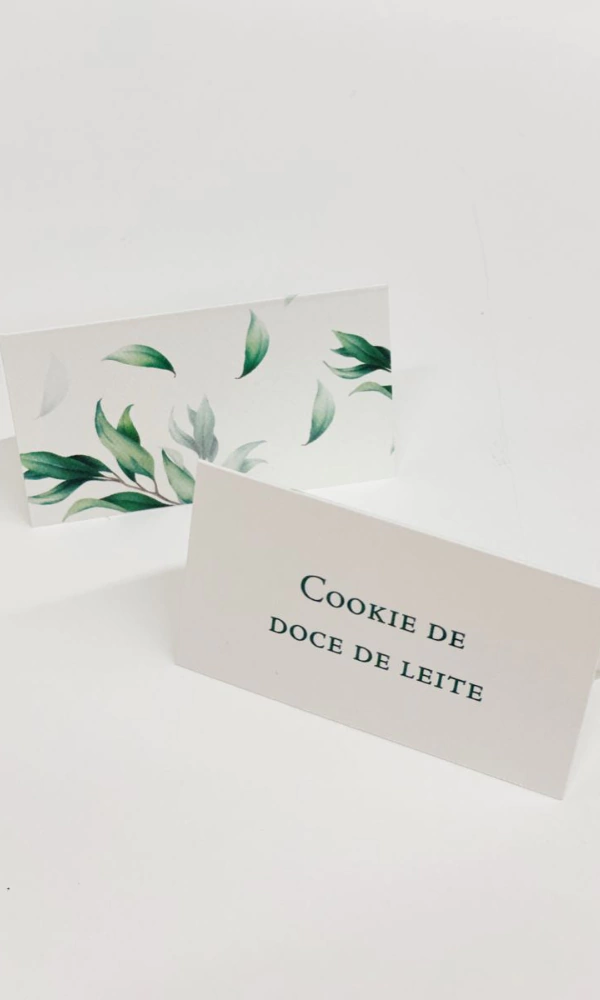 Placa para Buffet (doces e comidas)