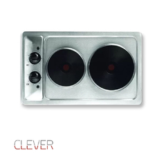 ANAFE ELECTRICO CLEVER 112 -2 HORNALLAS INOX