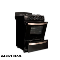 COCINA AURORA ARGENTA LE/LEN BCA/NEGRA GN TIMER Y ENC. ELECT. - comprar online