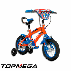 BICICLETA TOP MEGA CROSSBOY ROD.12 AZUL/NARANJA - comprar online