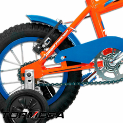 BICICLETA TOP MEGA CROSSBOY ROD.12 AZUL/NARANJA en internet