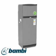 HELADERA BAMBI 2F1600PA C/FREEZER CICLICA 329LTS PLATA - comprar online