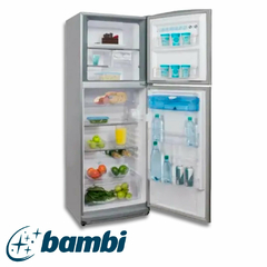 HELADERA BAMBI 2F1600PDA C/FREEZER CICLICA 329 LTS PLATA C/DISP. - comprar online