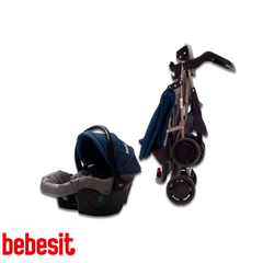 COCHE DE BEBE BEBESIT PASEO EOS 1337TS C/HUEVITO - comprar online