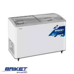 FREEZER EXHIB. BRIKET EH3300BK BLANCO DOB. CANASTO PTA. VIDRIO 295LTS - comprar online