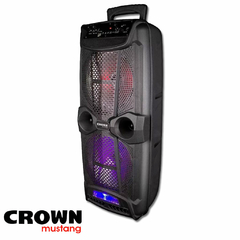 PARLANTE CROWN MUSTANG CMB-812 USB 2X8 - comprar online