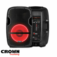 PARLANTE CROWN MUSTANG CMA15BT USB BAFLE POTENCIADO 15" - comprar online