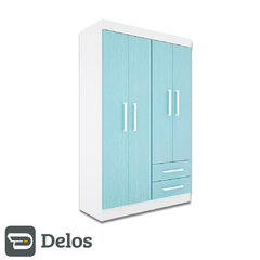 PLACARD PTAS. ABRIR DELOS DJ104/1AZ 4PTAS 2CAJ AZUL