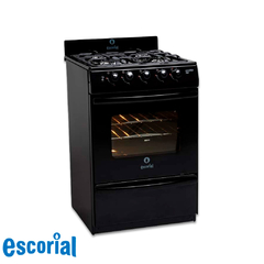 COCINA ESCORIAL MASTER STYLE MULTIGAS NEGRA - comprar online