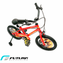 BICICLETA FUTURA ROD.16 NENE C/RAYOS BICOLOR ART-4050 TWIN - comprar online