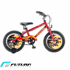 BICICLETA FUTURA ROD.16 NENE C/RAYOS BICOLOR ART-4050 TWIN