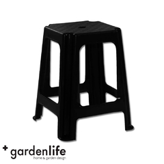 BANQUETA GARDEN LIFE ACERO 700001 NEGRA - comprar online