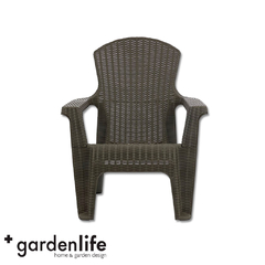 SILLON GARDEN LIFE RATTAN ROMA GRAFITO F785367