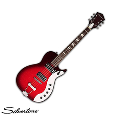 GUITARRA ELECT. SILVERTONE "1449 RSF" RED SILVER ART.200049