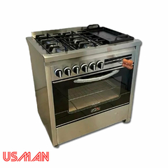 COCINA INDUSTRIAL USMAN C/PLANCHA PTA VIDRIO 9920 85CM