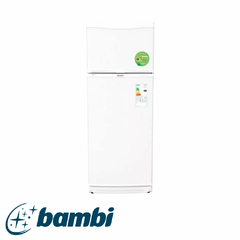 HELADERA BAMBI 2F1600BA C/FREEZER CICLICA 329LTS. BLANCA