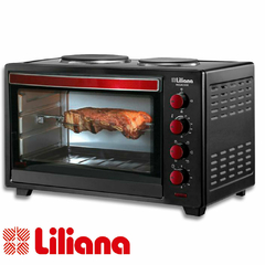 HORNO ELECTRICO LILIANA AAO160 C/DOBLE ANAFE 60LTS