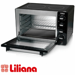 HORNO ELECTRICO LILIANA AAO145V C/DOBLE ANAFE VITROCERAMICO 45LTS - comprar online