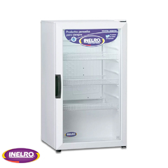 HELADERA EXHIBIDORA INELRO MT120 VERTICAL BLANCA 106LTS