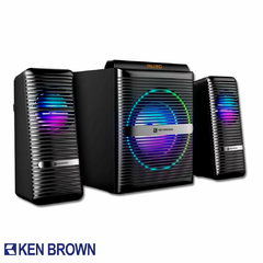 PARLANTE KEN BROWN SPECTRUM GAMER 2.1 RGB RADIO - comprar online