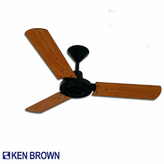 VENTILADOR DE TECHO KEN BROWN XJ-104 42 C/ASPAS DE MADERA