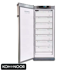 FREEZER VERTICAL KOH-I-NOOR KFVA25/8 ACERO 250LTS DIG. 7 CAJ. - comprar online