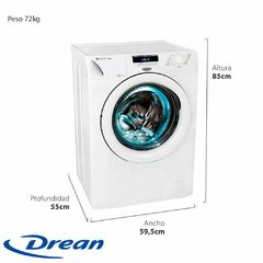 LAVARROPAS DREAN NEXT 8.14 P ECO BLANCO 8KG 1400RPM - Confort Acuario