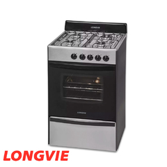 COCINA LONGVIE 12231X INOX C/HORNO VISOR MULTIGAS en internet