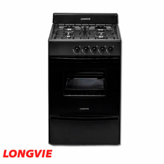 COCINA LONGVIE 12231G GRAFITO C/HORNO VISOR MULTIGAS