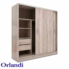 PLACARD ORLANDI 3153 PTAS CORREDIZAS SUAVE 1.82 ABEDUL