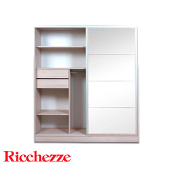 PLACARD PTAS. CORREDIZAS RICCHEZZE MURANO 35231747 1.80MTS ROBLE MORO - comprar online