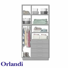 PLACARD ORLANDI 3584 C/BAULERA L/NORDICA 106X215 JACARANDA - comprar online