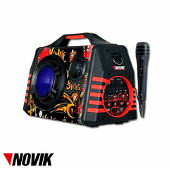 PARLANTE PORTATIL NOVIK SHOCK 6 II BT/USB/LUCES - comprar online