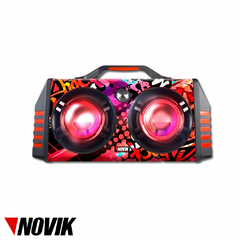 PARLANTE PORTATIL NOVIK SHOCK 26 2X6 BT/USB/LUCES