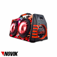 PARLANTE PORTATIL NOVIK SHOCK 26 2X6 BT/USB/LUCES - comprar online