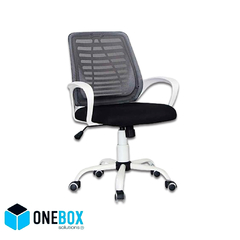 SILLA DE PC ONEBOX OB-SO7 BAJA NEGRA-BLANCA - comprar online