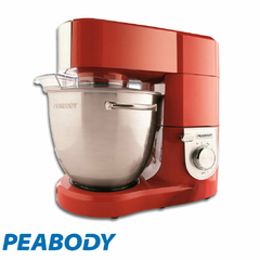 BATIDORA CON BOWL PEABODY PE-BM190R 1500W ROJA 6.7LTS