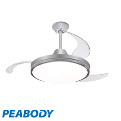 VENTILADOR DE TECHO PEABODY PE-VTRA42S CON LUZ