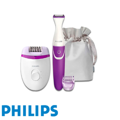 DEPILADORA PHILIPS SATINELLE ESSENTIAL+BIKINI TRIMER BRP505/00