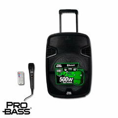 PARLANTE PRO BASS STREET 15 CAJA AMPLF.15 USB/BT