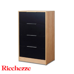 CHIFONIER RICCHEZZE 35208096 MURANO HICKORY / NEGRO