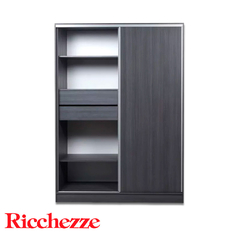 PLACARD PTAS. CORREDIZAS RICCHEZZE MURANO 35234773 1.40MTS ANTRACITA S/ESPEJO - comprar online