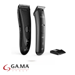 CORTA PELO Y BARBA GA.MA BLACK TITANIUM T747 USB IN.