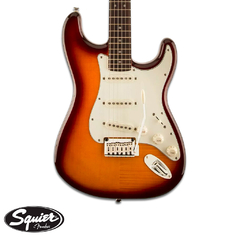 GUITARRA ELECT. SQUIER STRATOCASTER FMT RW AMBAR FLAMEADO ART.032-1670-520 en internet